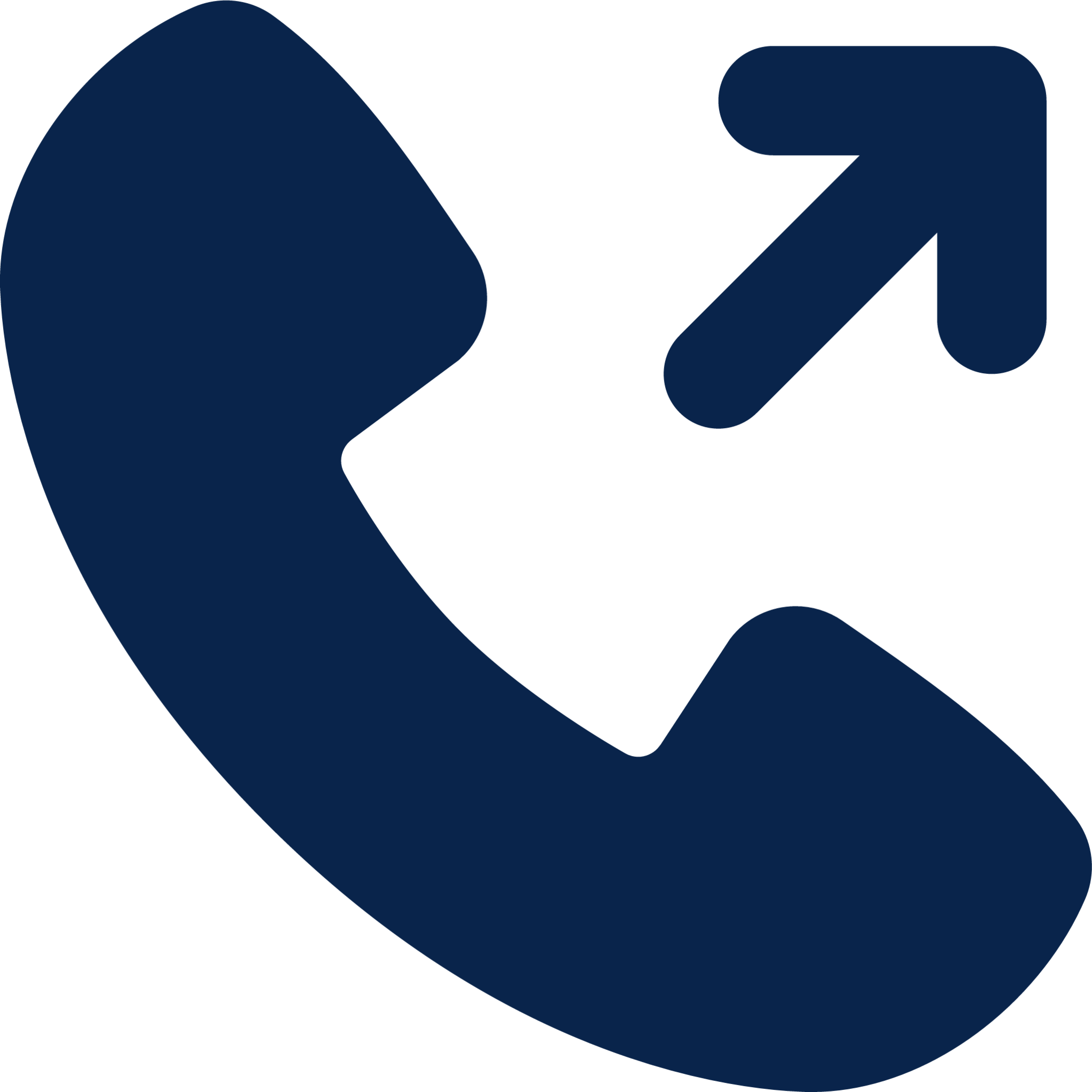 phone outgoing fill contact icon