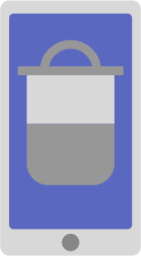 phone tablet pot icon