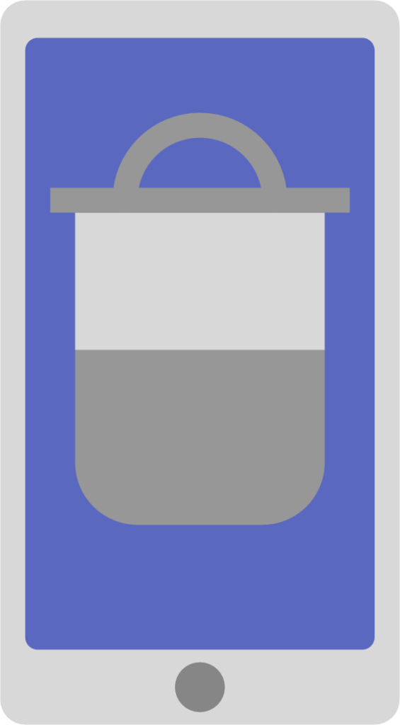 phone tablet pot icon