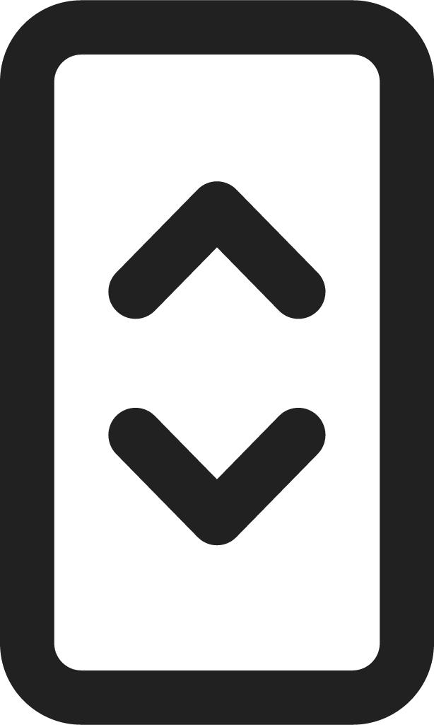 Phone Vertical Scroll icon