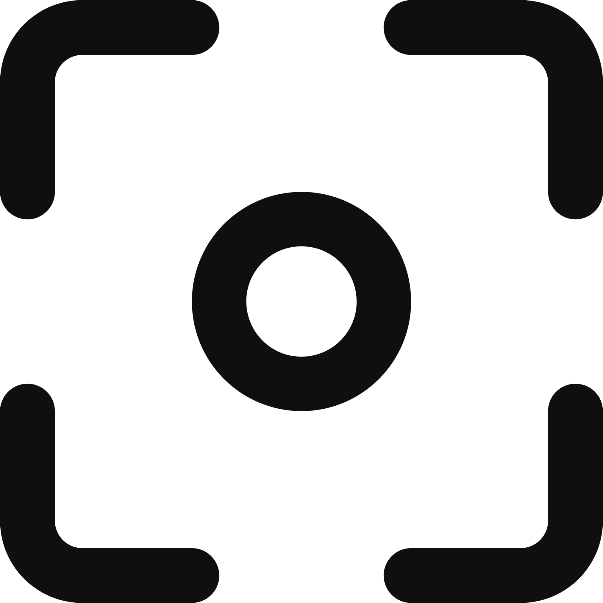 photo focus ellipse icon