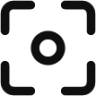 photo focus ellipse icon