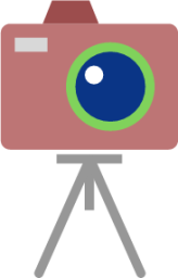 photo tripod icon