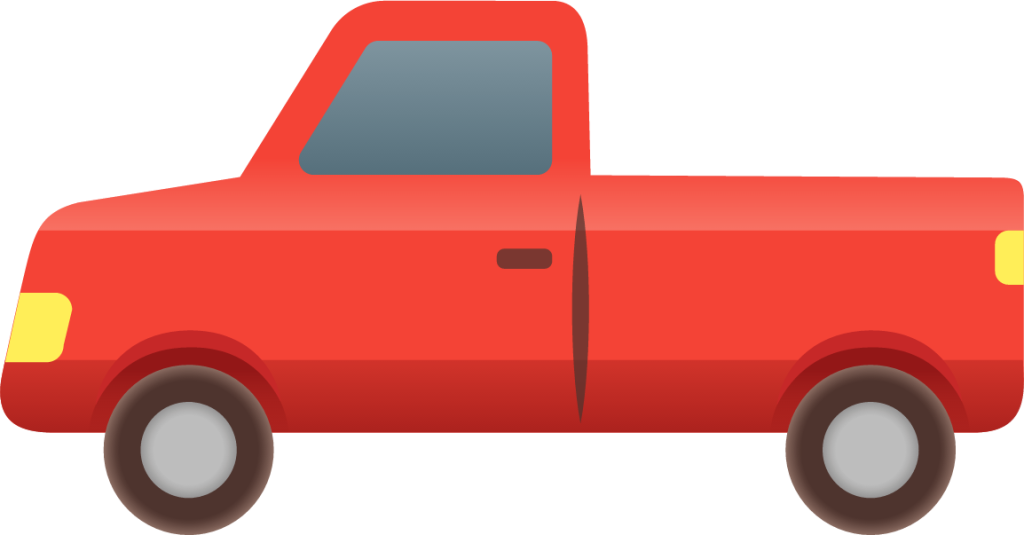pickup truck emoji