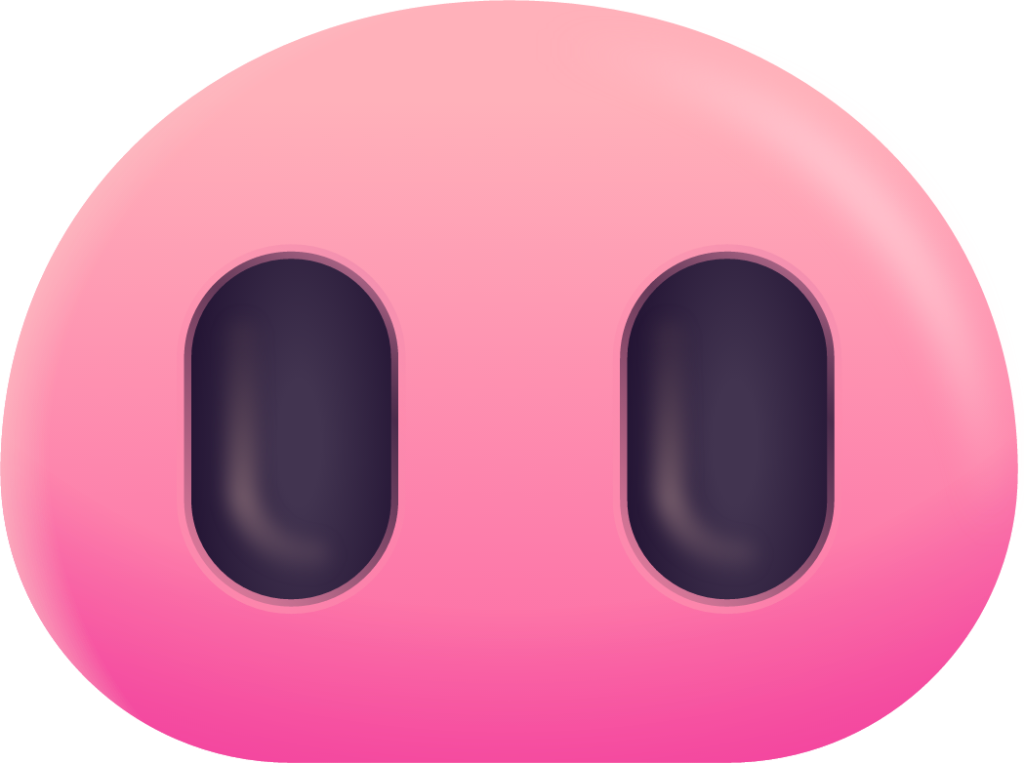 pig nose emoji