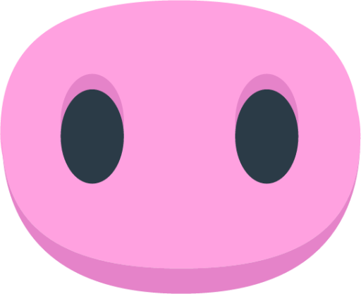 pig nose emoji