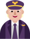 pilot medium light emoji