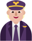 pilot medium light emoji