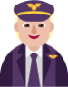 pilot medium light emoji