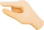 Pinch hand skin 1 emoji emoji
