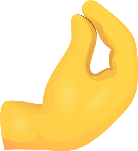 Pinched Fingers Emoji Emoji Download For Free Iconduck