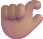 pinching hand medium emoji