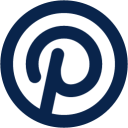 pinterest line logo icon