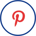 pinterest outlined icon