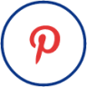 pinterest outlined icon