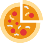 pizza slice of pizza icon