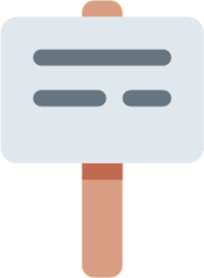 placard emoji