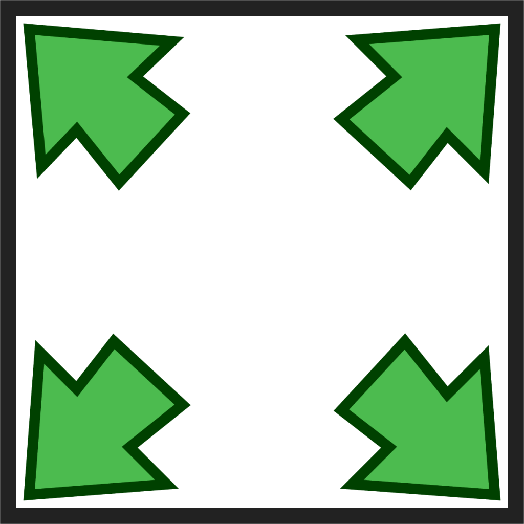 placement corners icon