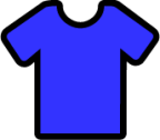 plain blue icon