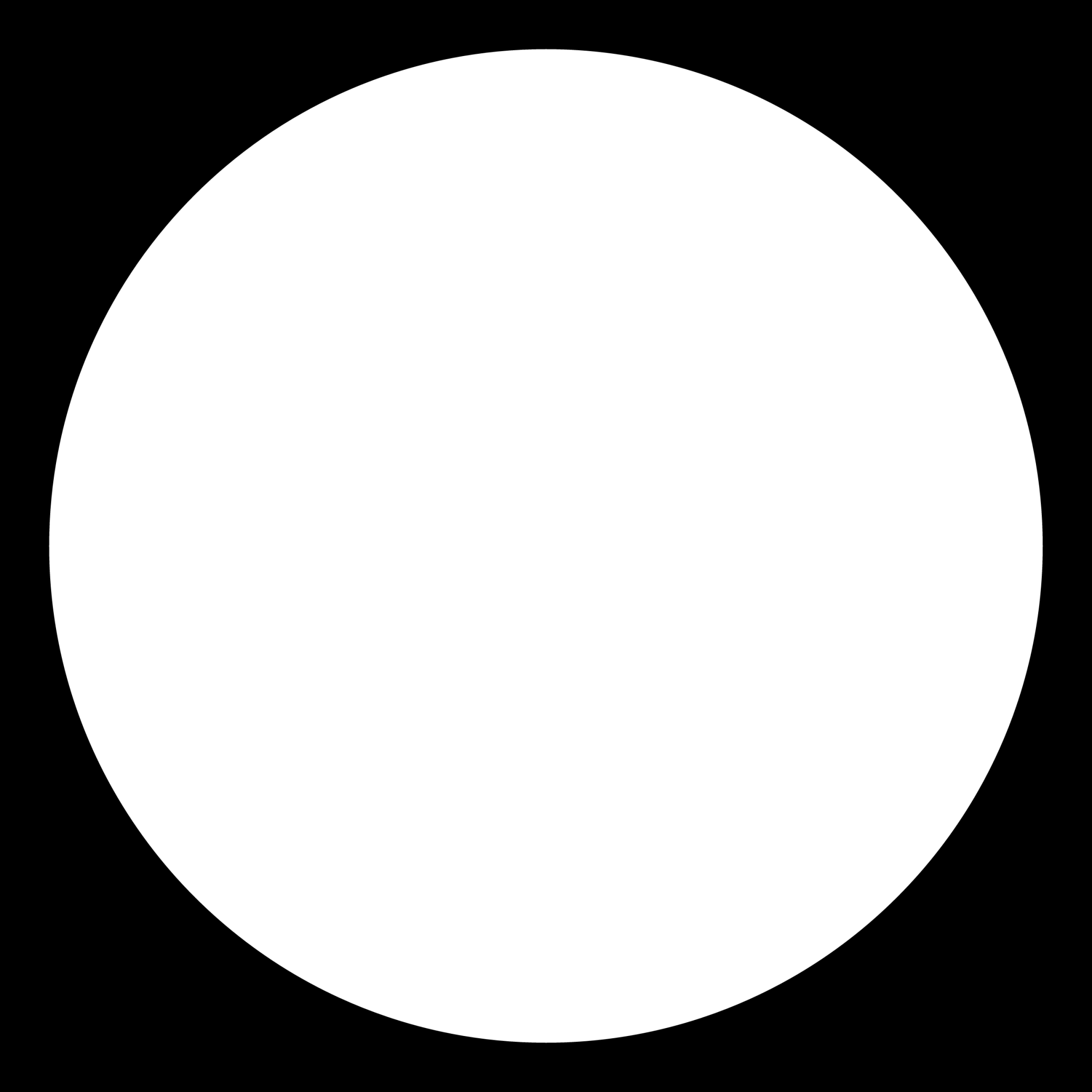 plain circle icon