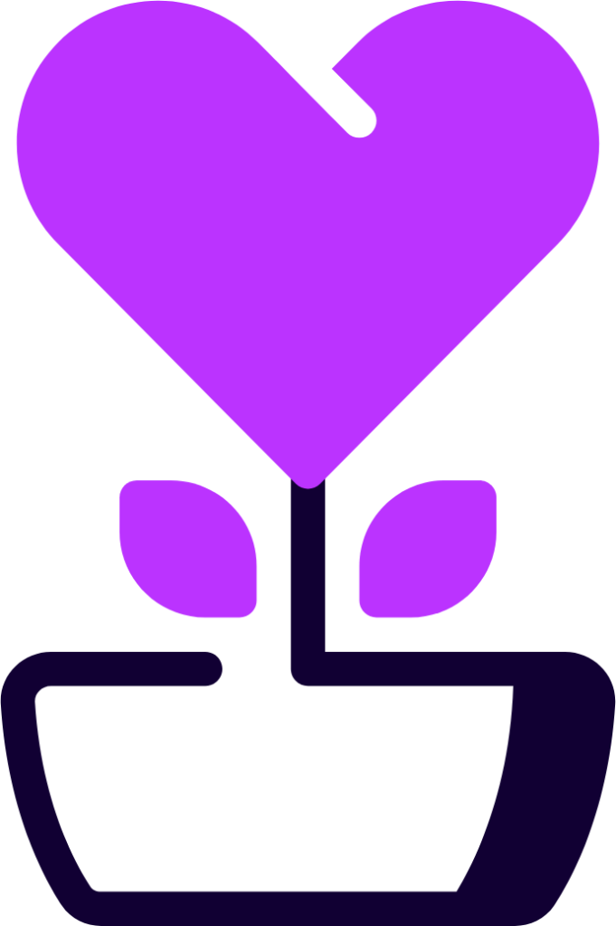 plant heart icon