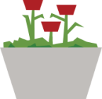 planter box illustration