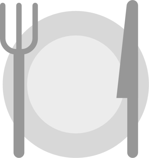 plate fork knife icon