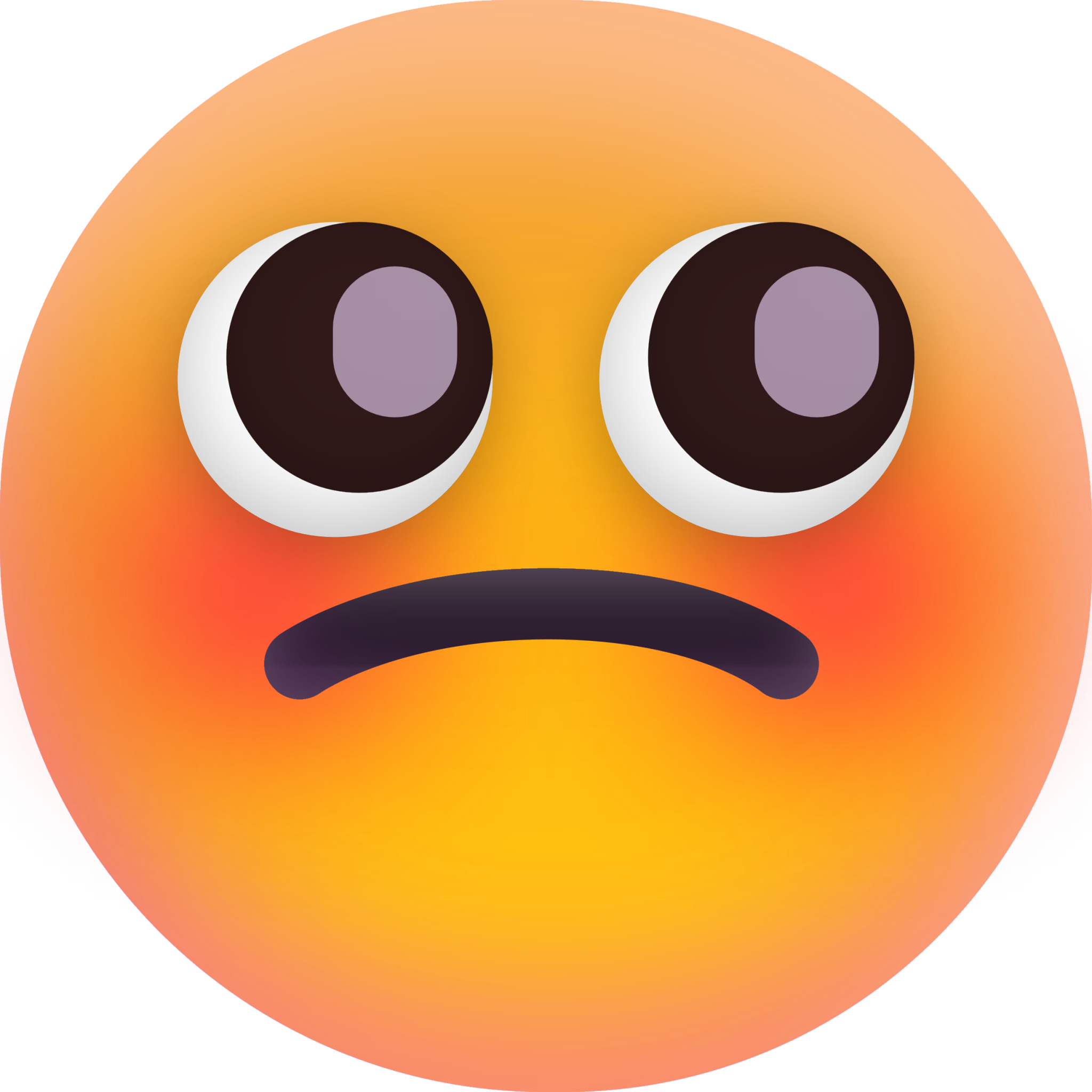 fearful face Emoji - Download for free – Iconduck