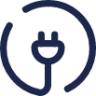 Plug Circle icon