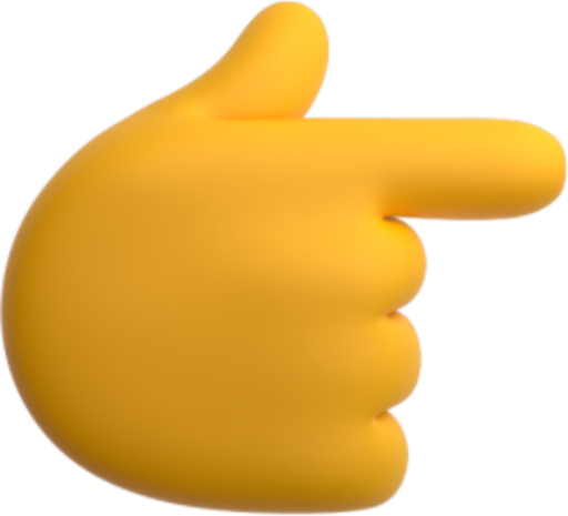 pointing right icon
