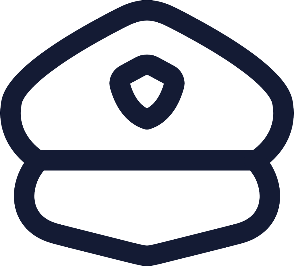 police cap icon