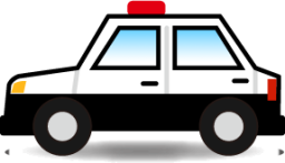 police car emoji