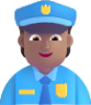 police officer medium emoji