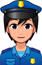 police officer (plain) emoji