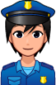 police officer (plain) emoji