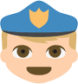 police officer tone 2 emoji