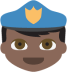 police officer tone 5 emoji