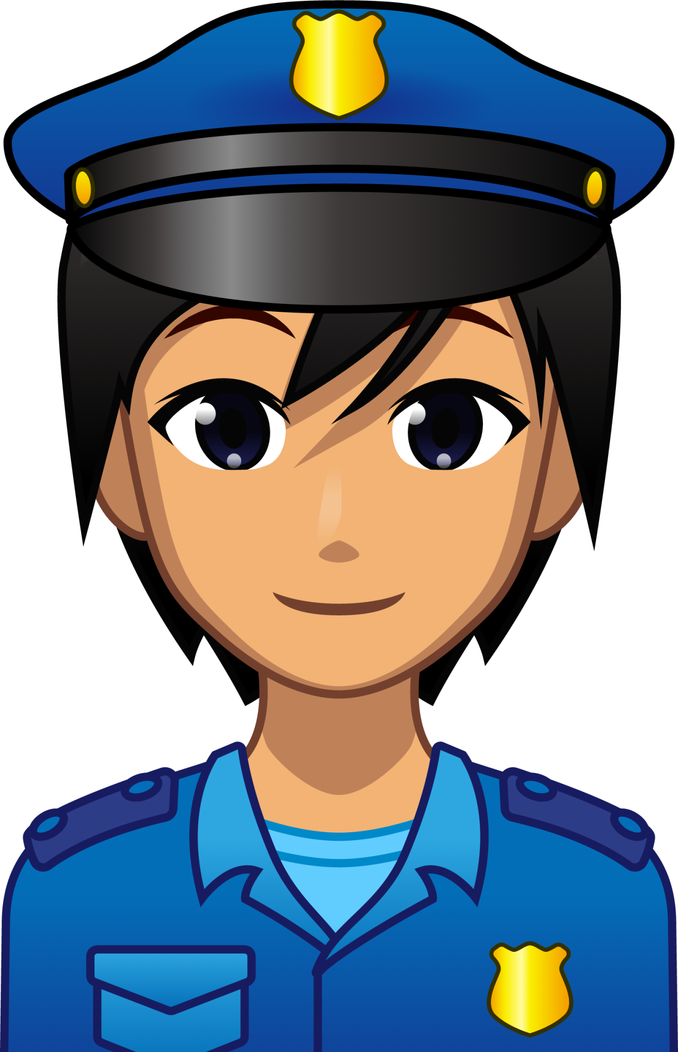 police officer (yellow) emoji
