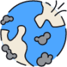 poluted air icon