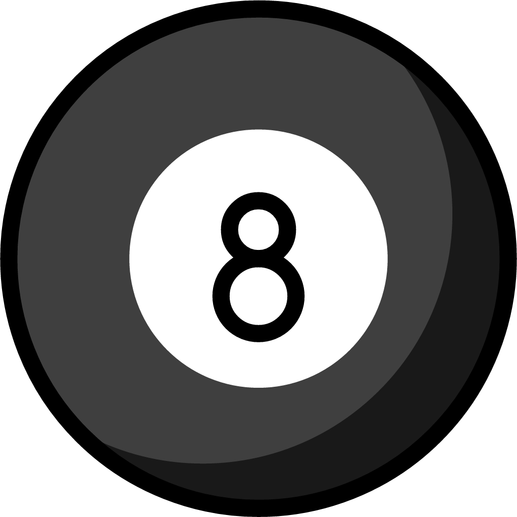 pool 8 ball emoji