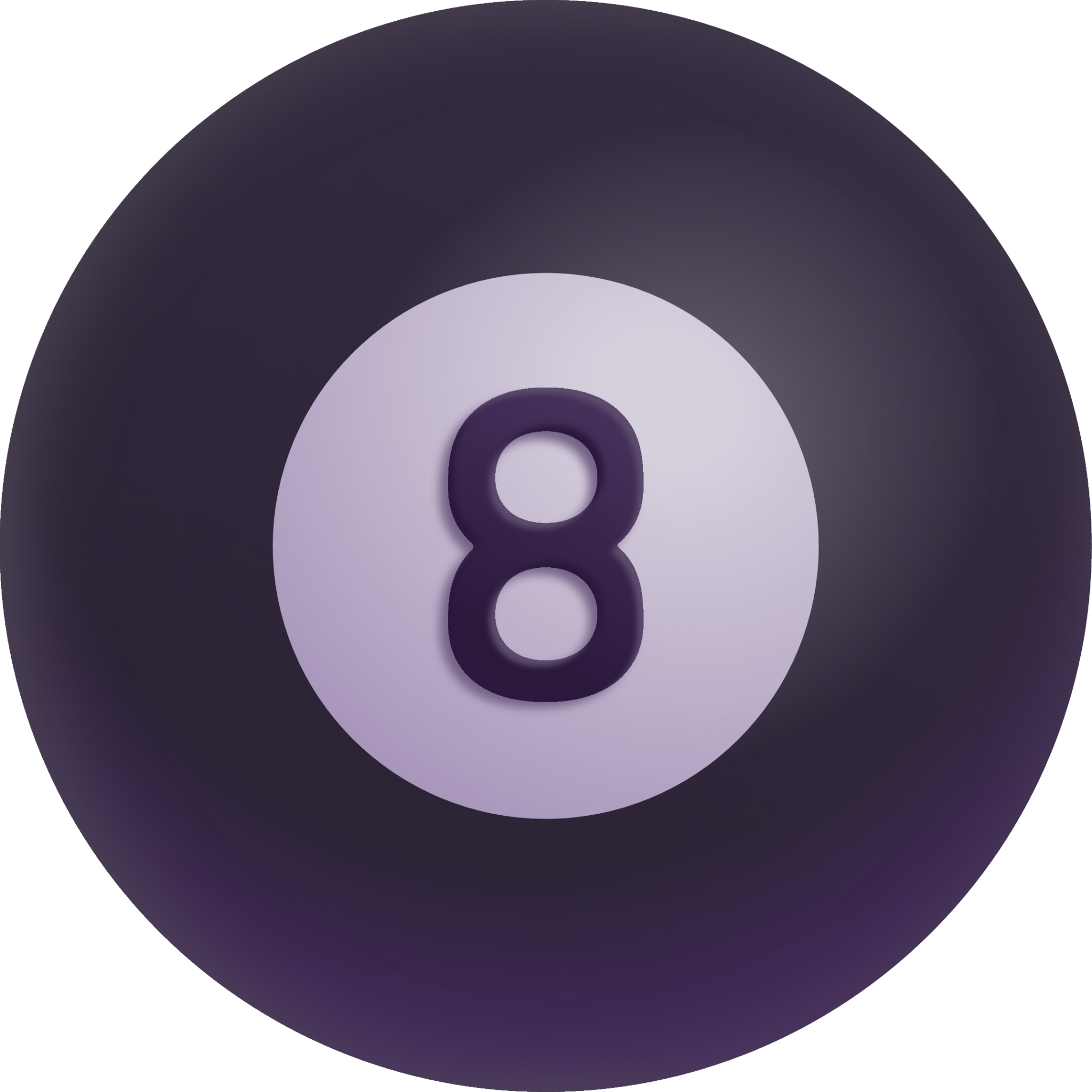 pool 8 ball emoji