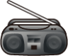 portable stereo emoji