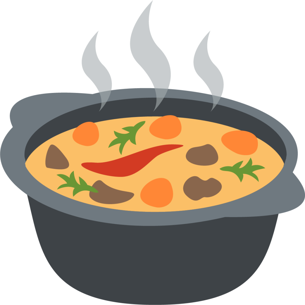 pot of food emoji