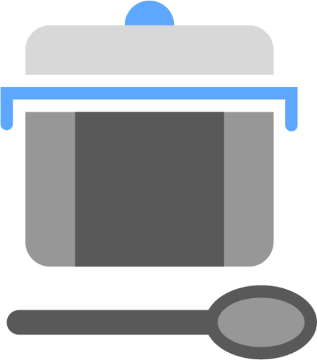 pot with spoon icon