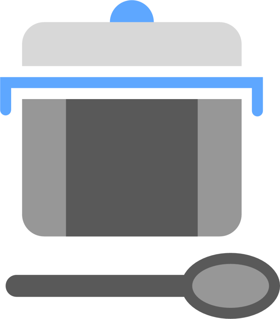 pot with spoon icon