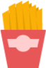 potato fries icon
