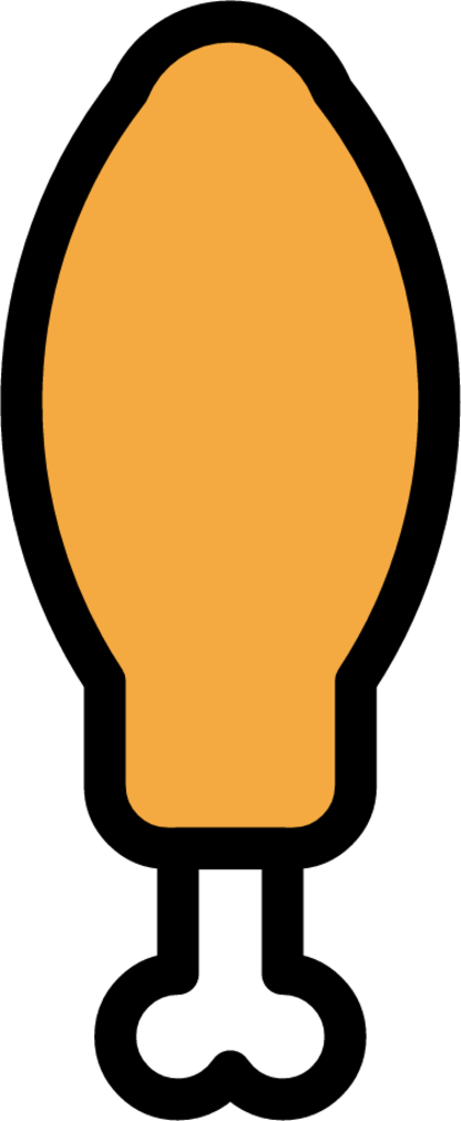 poultry leg emoji