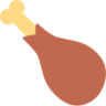 poultry leg emoji