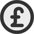 pound circle icon