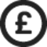 pound money currency GBP icon